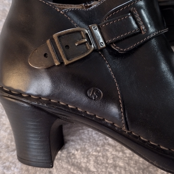 Joseph Seibel Black Side Zipper Ankle Bootie Size 38/US Size 8 - Picture 3 of 10